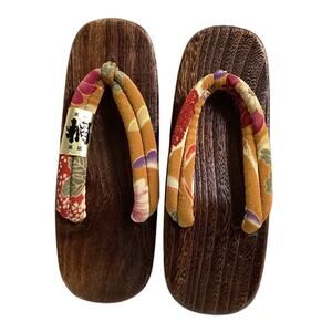 Geta paulownia wood sandals - oblong, narrow